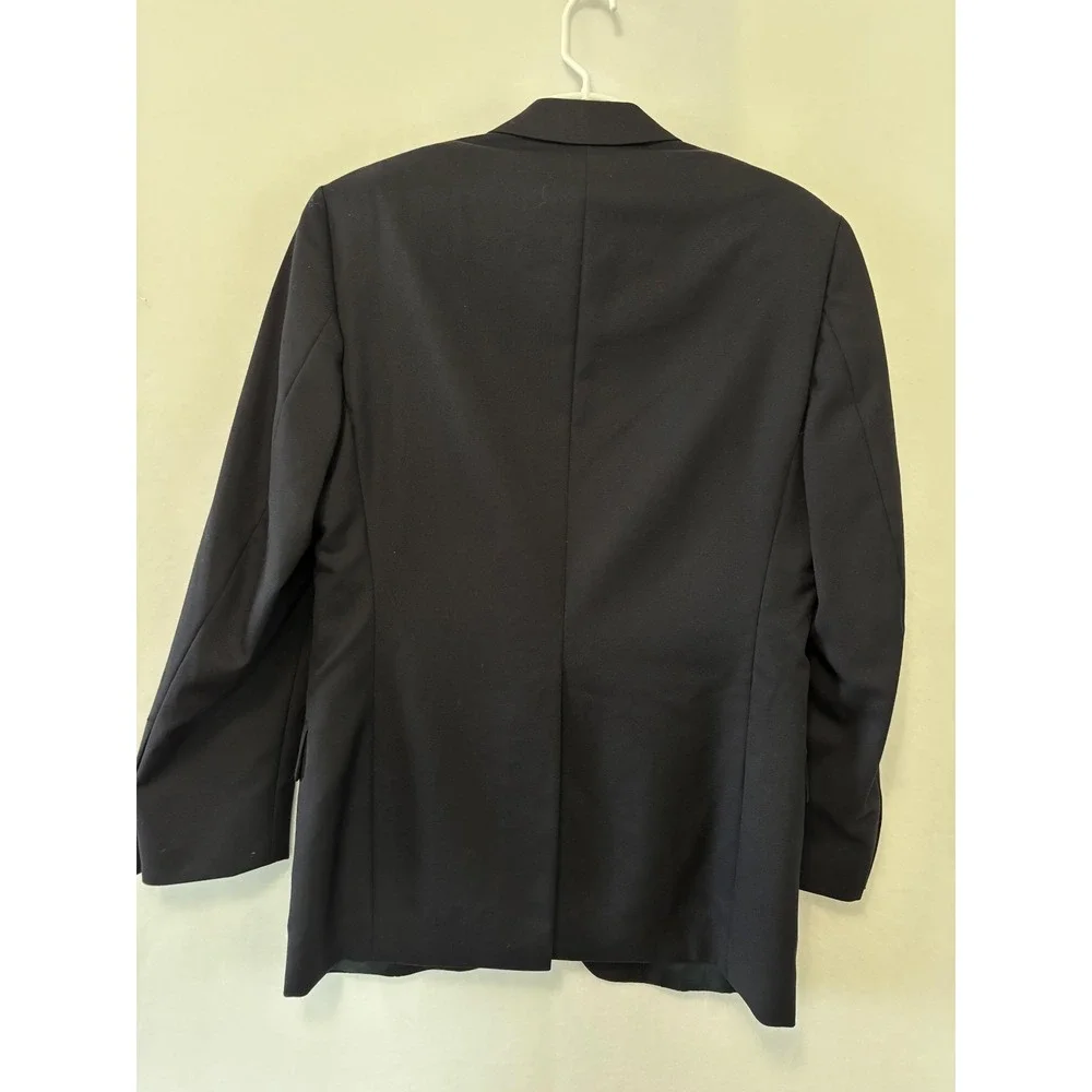 Botnay 500 Navy Wool Blazer Gold Buttons Canada‎ 36R *tiny flaw